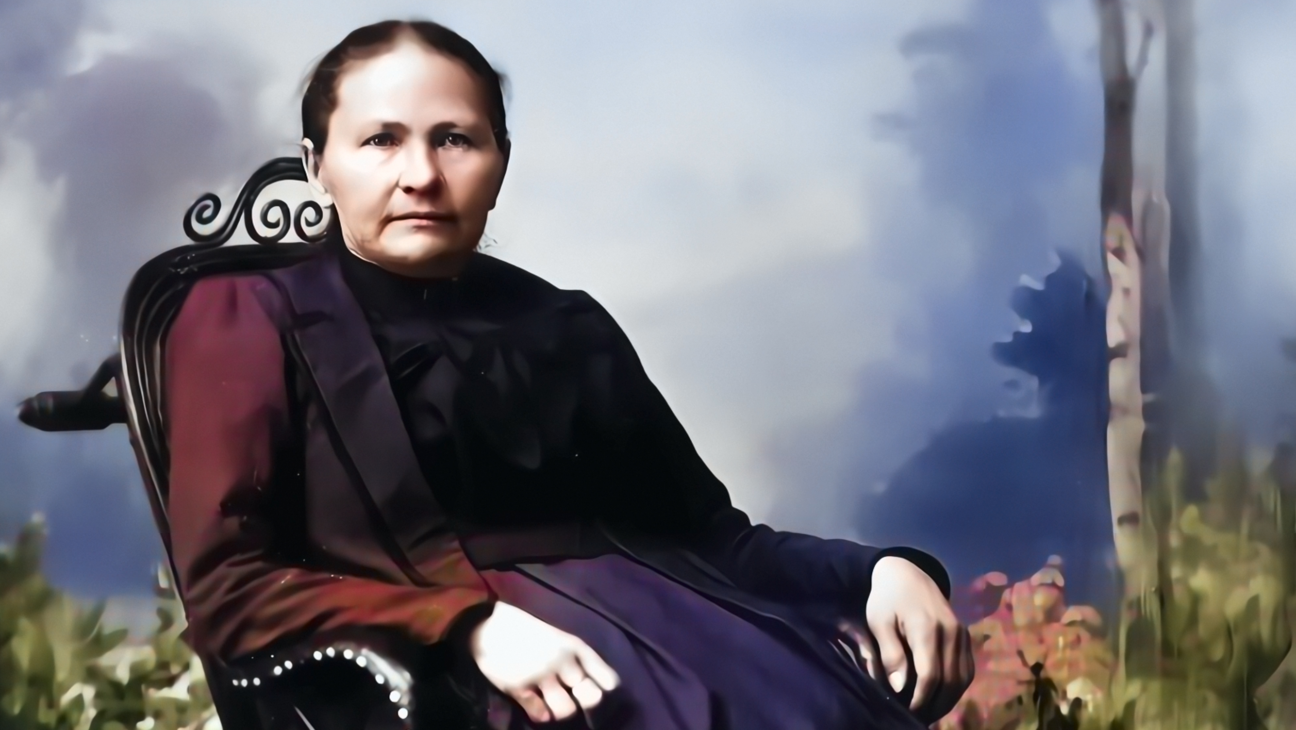 Margarete Steiff im Rollstuhl
