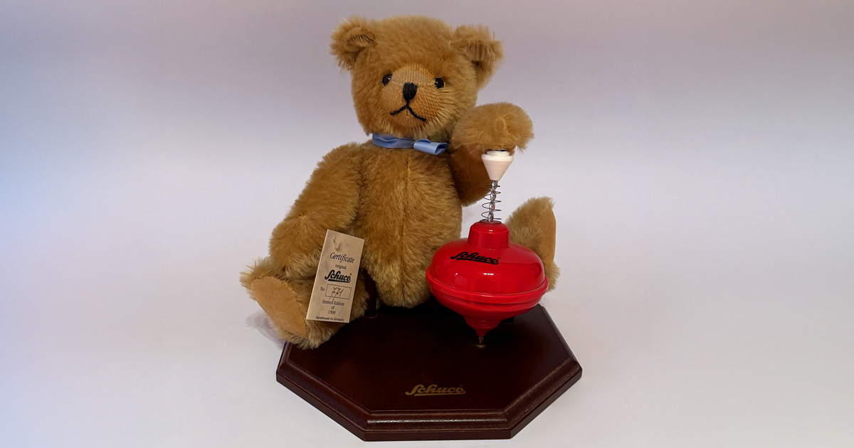 Schuco Teddybär mit Kreisel