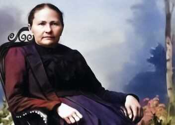 Margarete Steiff im Rollstuhl